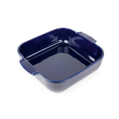 Peugeot Appolia 3 Qt. Ceramic Square Baking Dish In Blue