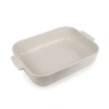Peugeot Appolia  3 Qt. Rectangular  Ceramic Baking Dish In Ecru