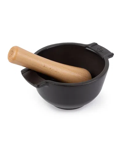 Peugeot Appolia Ceramic 6-quarts Mortar And Pestle In Black