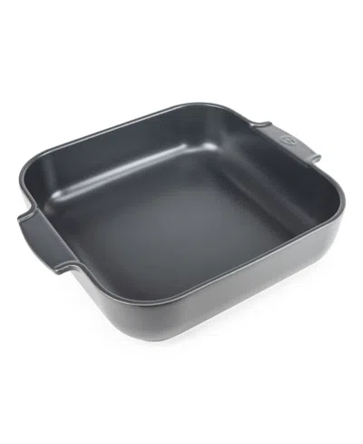 Peugeot Appolia Square 11.5" Ceramic Baking Dish In Gray
