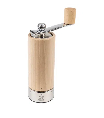 Peugeot Beechwood Isen Salt Mill In Brown