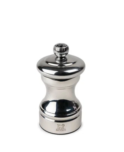 Peugeot Bistro 4" Pepper Mill In Silver