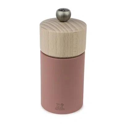 Peugeot Boreal Pepper Mill, Wood, Rock Gray, 5 Inch In Hazelnut