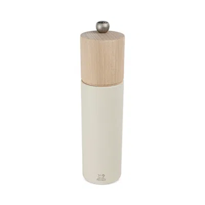 Peugeot Boreal Wood Salt Mill, 8 In White
