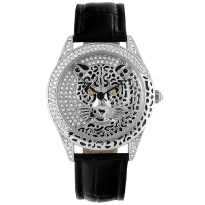 Peugeot Coutoure Leopard Leather Strap Watch- 40mm In Yellow
