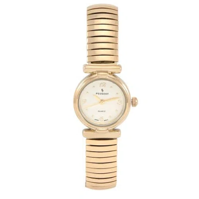 Peugeot Easy Read Expansion Stretch Watch- 25mm In Gold