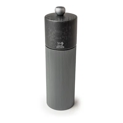 Peugeot Line Dark Pepper Mill, 7 In Gray