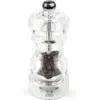 Peugeot Nancy Pepper Mill Acrylic, 4.75-inch, Clear In White