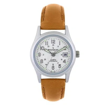 Peugeot Nurses Sports Calendar Leather Watch- 25mm In Purple