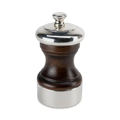 Peugeot Palace Wood & Silver Plated Salt Mill