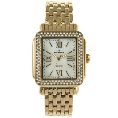 Peugeot Panther Square Tank Bracelet Watch- 36x30mm In Gold