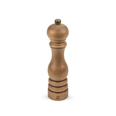 Peugeot Paris Antique Salt Mill In Brown