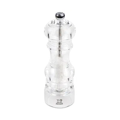Peugeot Paris Nancy Zirlion Salt Mill, 7 In Transparent