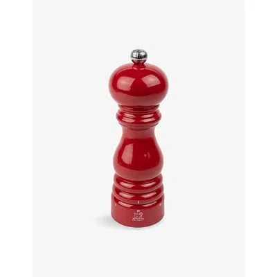 Peugeot Paris U'select Manual Wooden Salt Mill 18cm In Red