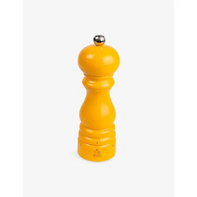 Peugeot Paris U'select Manual Wooden Salt Mill 18cm In Yellow