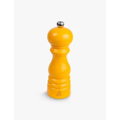 Peugeot Saffron Yellow Parisrama Wooden Pepper Shaker 40cm In Saffron Yellow