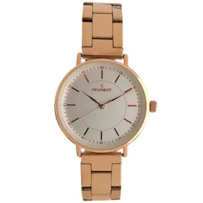 Peugeot Sleek Minimalist Round Bracelet Watch- 30mm In Red