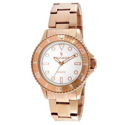 Peugeot Sport Bezel Big Face Bracelet Watch In Pink