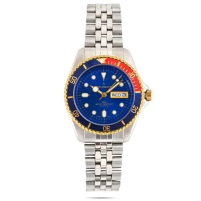 Peugeot Sport Day Date Rotating Bezel Bracelet Watch- 40mm In Multi