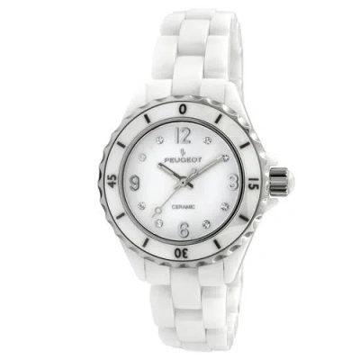 Peugeot Sports White Ceramic Watch-36mm In Neutral