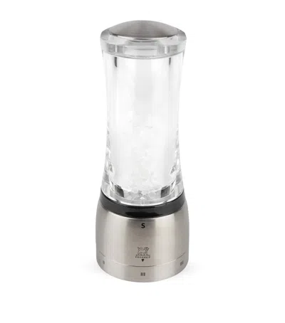 Peugeot Stainless Steel Daman Salt Mill In Black