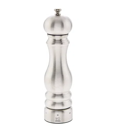 Peugeot Stainless Steel Paris Chef U'select Pepper Mill In Metallic