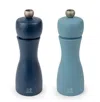 Peugeot Tahiti Duo 6 Inch Salt & Pepper Mill Set, Blue Tones In Blue