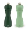 Peugeot Tahiti Duo 6 Inch Salt & Pepper Mill Set, Green Tones In Green