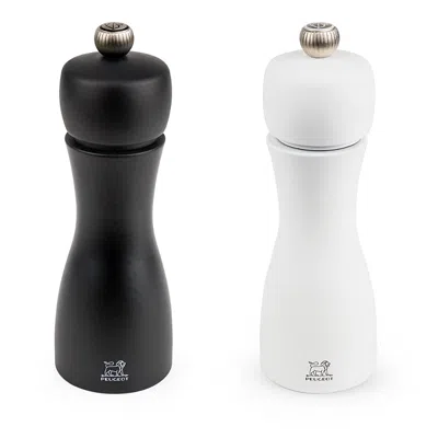 Peugeot Tahiti Duos Salt And Pepper Mill Set, 6 In Black
