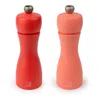 Peugeot Tahiti Duos Salt And Pepper Mill Set In Orange