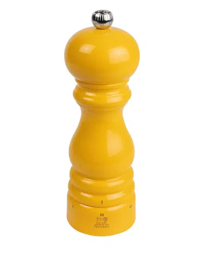 Peugeot U'select Grooved Salt Mill In Yellow