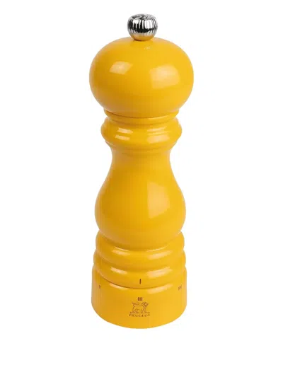 Peugeot U'select Grooved Salt Mill In Yellow