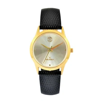 Peugeot Wafer Slims Designer Status Minimlaist Watch- 30mm In Multi