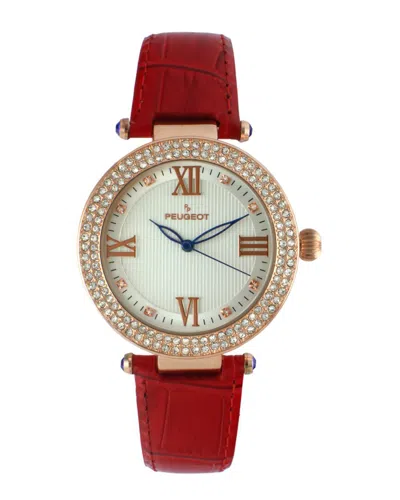 Peugeot Women's Watch In Burgundy