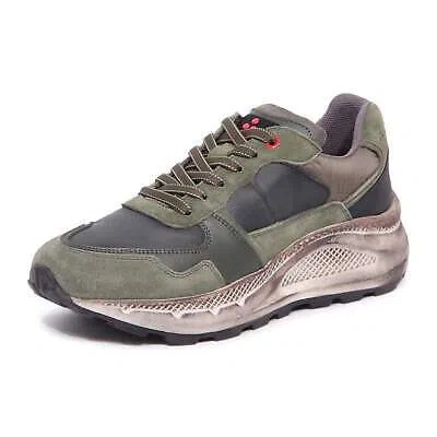 Pre-owned Peuterey 8840at Sneaker Uomo  Torque Man Shoes In Green
