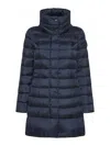 Peuterey Down Coat In Blue