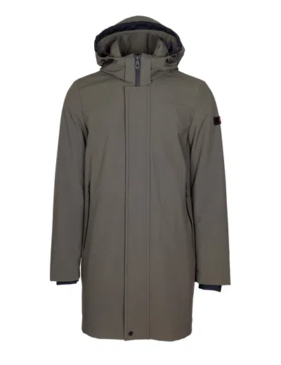 PEUTEREY ALBALI KP PARKA IN TECHNICAL FABRIC, GREEN