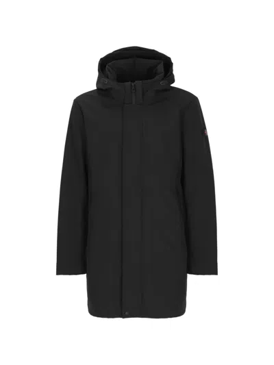 Peuterey Albali Kpr Grs 03 Hooded Padded Coat In Black