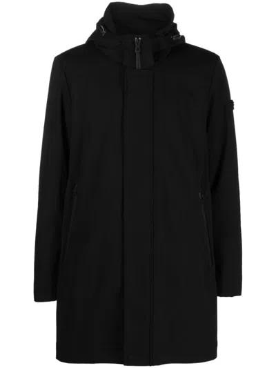 Peuterey Albali Nd 02 Technical Coat Clothing In Black