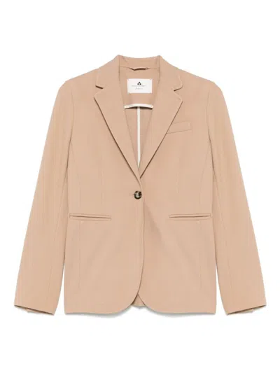 PEUTEREY BEIGE SINGLE BREASTED BLAZER
