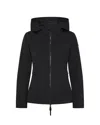 Peuterey Black Cropped Windbreaker In Black
