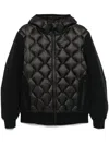 Peuterey Koons Kj Bmat Bomber Jacket Blue Graphite In Black