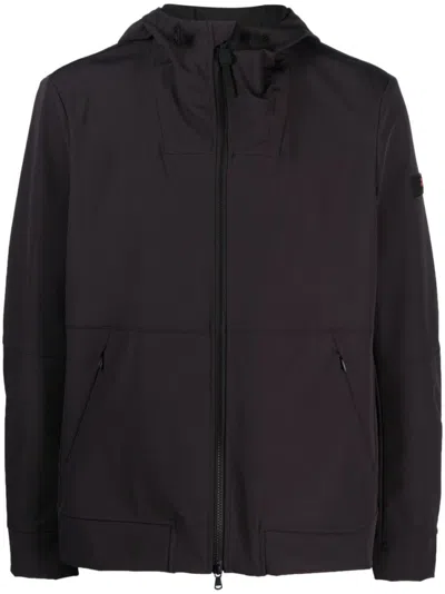 PEUTEREY BLACK LOGO JACKET