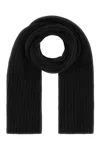 Peuterey Midnight Blue Nylon Blend Scarf In Black