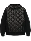 Peuterey Koons Kj Bmat Bomber Jacket Blue Graphite In Black