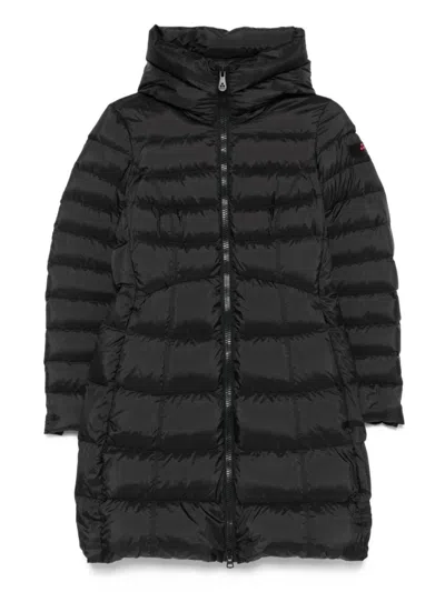 PEUTEREY BLACK QUILTED JACKET