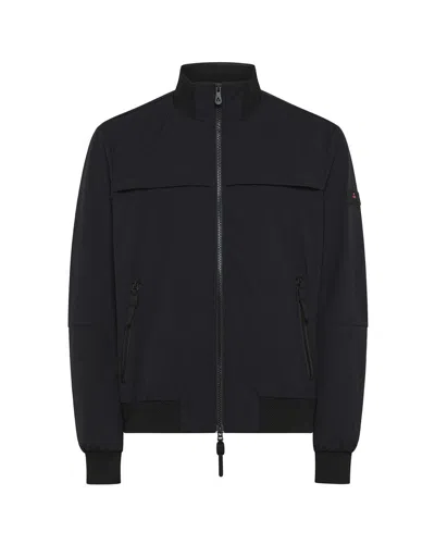 PEUTEREY BLACK STRETCH BOMBER JACKET