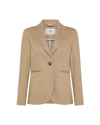 Peuterey Blazer Grimsey Je In Punto Milano Marrone In Beige