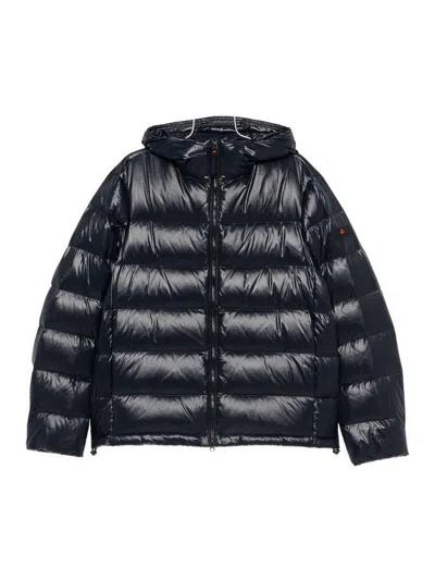 Peuterey Blue Honova Puffer Jacket With Pockets