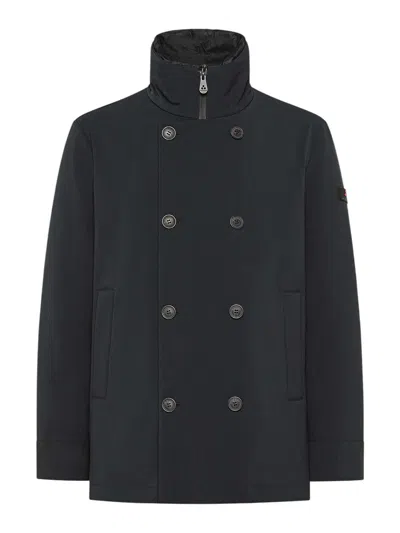 Peuterey Blue Jacket In Black